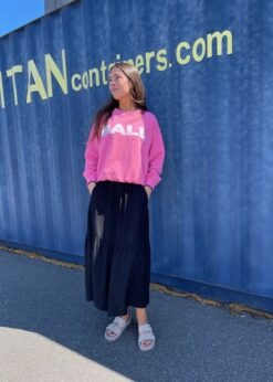 Pink Simona Ball Sweat Og Sort Co Couture Nederdel