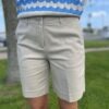 Red Button Beige Farvet Shorts