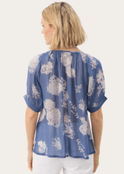 Rosanna Bluse Fra Part Two I Blåt Print
