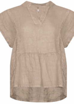 Sandfarvet Isolde Bluse