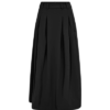 Sort Anya Pleat Nederdel Fra Co Couture