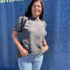 Tiffany Ivy Bluse I Mørkegrå