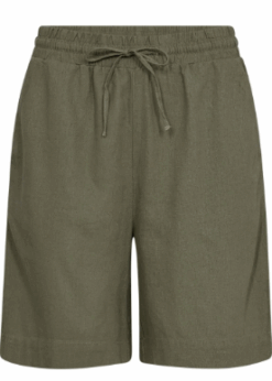 Freequent Armygrøn Lava Hør Shorts