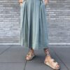 Grøn Leona Nederdel Fra Marta Og BioNatura Sandal