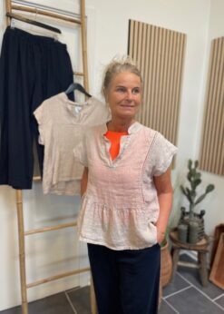 Isolde Bluse Fra Freequent Og Orange Top Fra Tim & Simonsen