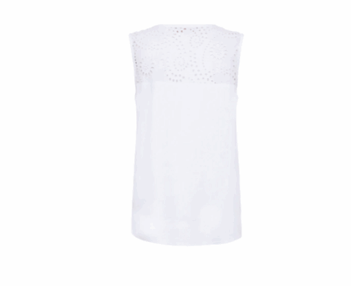 Louis Bluse Fra Freequent I Hvid
