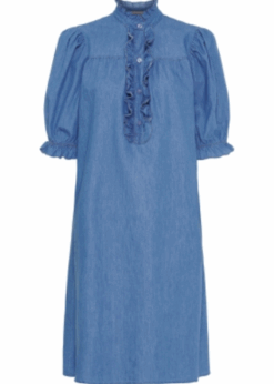 Marta Melissa Kjole Medium Blue