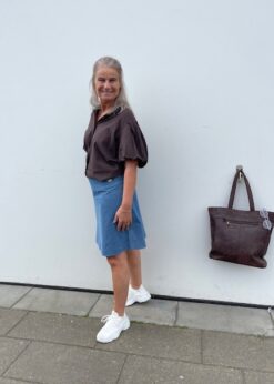 Marta Milano Bluse Og Prepair Nederdel