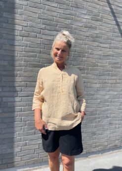 Senneps Gul Hør Bluse Fra Tiffany