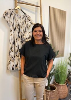 Sort Marta Bluse Style Kasimira