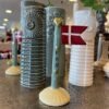 Speedtsberg Lille Flag Grøn Stang Med Far Og Lysegul Fod