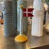 Speedtsberg Lille Flag Morfar Lyseblå Stang Og Gul Fod