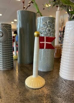 Speedtsberg Mint Creme Stribet Stang Og Gul Fod