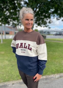 Ball Sweat I Brun Beige Blå