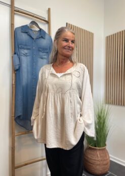 Beige Caterina Bluse