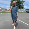 Billi Bi Sneakers Og Freequent Denim kjole