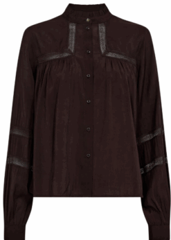 Brun Rika Bluse I Brun Fra Numph