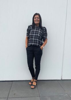 Co Couture Bluse I tern Og Stribet Freequent Rex Buks