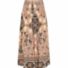 Marta Princess Nederdel Sort Beige Multi Print