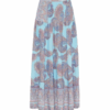 Marta Princess Nederdel Turkis Print