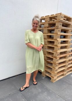 Ofelia Kjole Lys Grøn