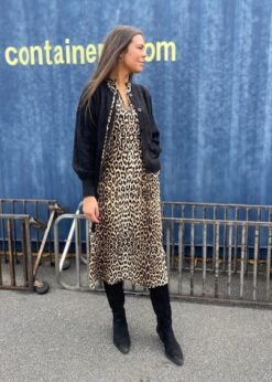 Sort Co Couture Cardigan Og Co Couture Leoprint Kjole