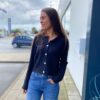 Sort Pointelle Cardigan Fra Co Couture