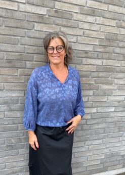 Blå Addison Inwear Bluse