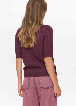 Bordeaux Misja Pullover Fra Numph