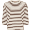 Brooklyn Bluse Med Brune Striber Fra Marta