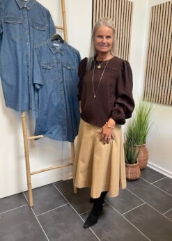Brun Co Couture Bluse Og AJ Nederdel