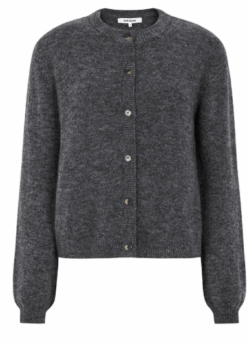 Grå Allison Strik Cardigan Fra Soft Rebels
