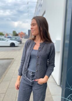 Grå Cardigan Style Allison Fra Soft Rebels