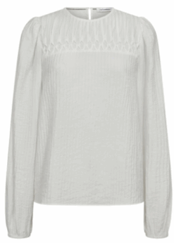 Hvid Shina Bluse Fra Co Couture