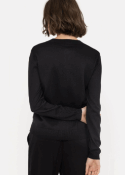 Klassisk Sort Cardigan Style Maria Fra Soft Rebels
