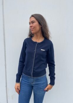Marineblå Mariette Ball Cardigan