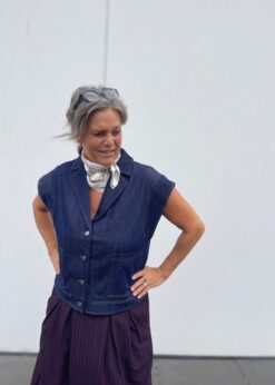 Marta Tørklæde Og Numph Denim Vest