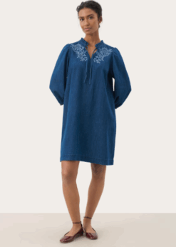 Part Two Tasha Denim Kjole
