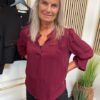 Sandi Bluse I Bordeaux Fra Part Two