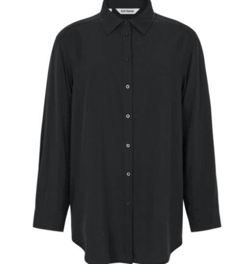 Soft Rebels Freedom Loose Shirt Sort