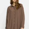 Soft Rebels Skjorte Style Freedom Loose Shirt Brun