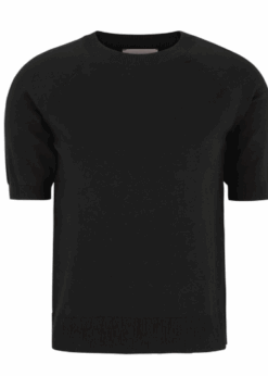 Sort Marla O Neck Bluse Fra Soft Rebels
