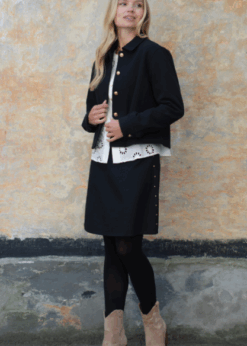 Sort Olivia Skirt Fra Prepair