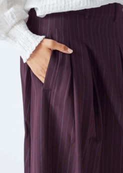 Stribet Trinny Pleat Nederdel Fra Co Couture