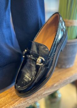 Billi Bi Lak Loafer Med Guld Bissel