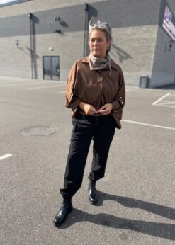 Continue Klara Bluse Og Co Couture Sort Buks