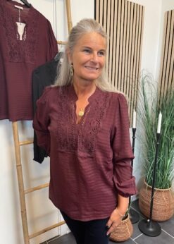 Freequent Bordeaux Shu Bluse