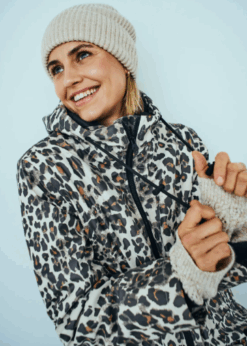 Freequent Regnjakke I Leoprint