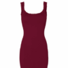 Frida Plus Size Blondetop I Bordeaux Fra Tim & Simonsen