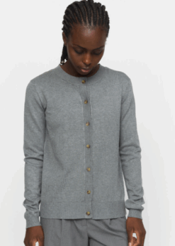 Grå Marla Cardigan Fra Soft Rebels